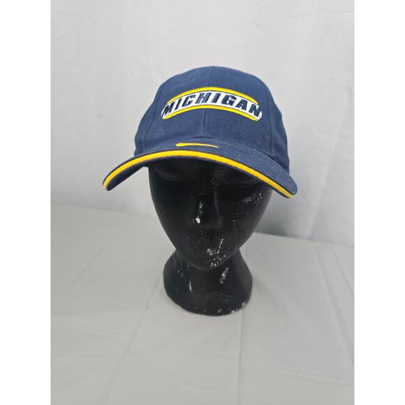 Vintage Nike Michigan Wolverines Snapback Hat 90's - Picture 2 of 12